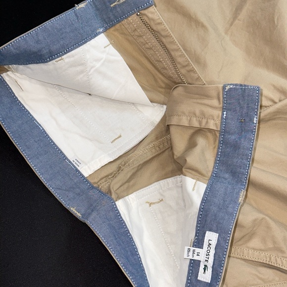 Lacoste Boy Khaki Shorts - Picture 3 of 3